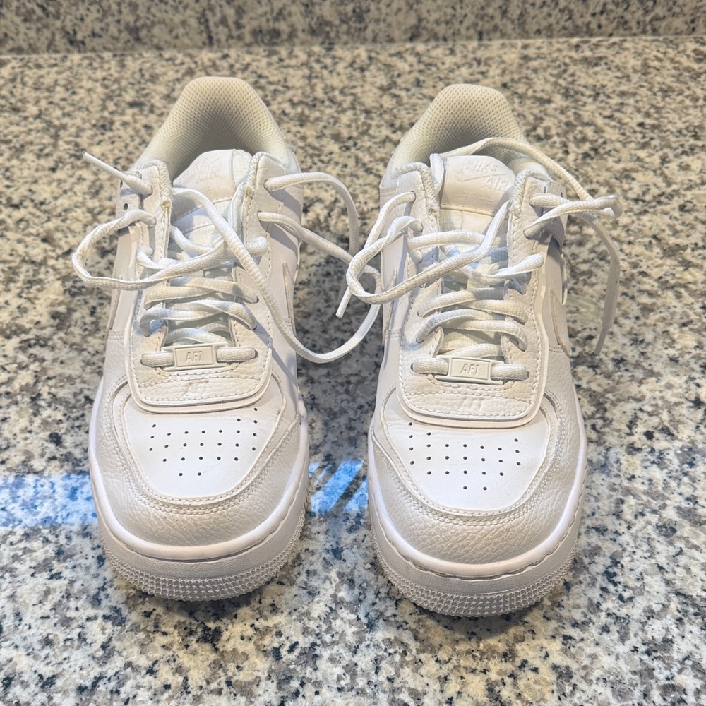 Nike Air Force 1 All-White Sneakers